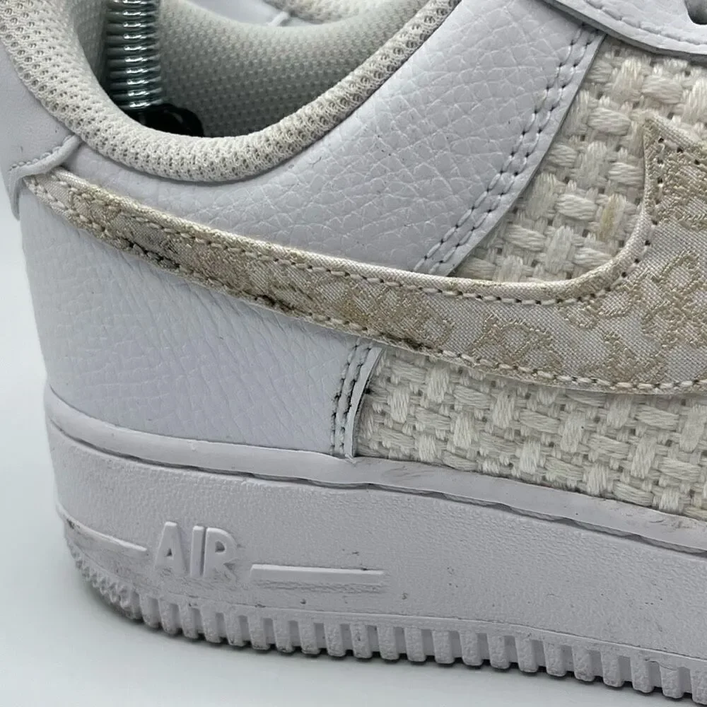 Nike Air Force 1 Flower Swoosh ‘07 Sneakers - Women’s US 7.5